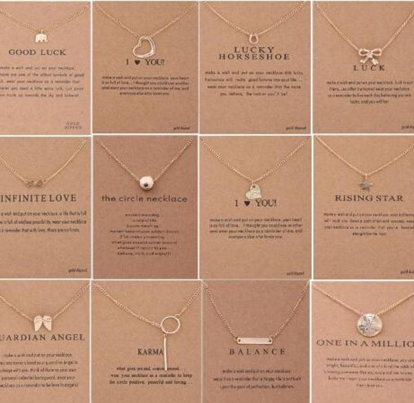 

dogeared choke necklace with card golden silver color good luck elephant pendant noble choker valentine christmas gift 60 pcs2302428