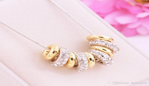 

pretty charm necklace for women luxury gold plated austrian cryatal necklaces5733803, Silver