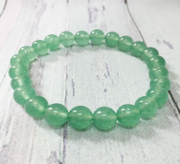 

mg0336 8 mm green aventurine bracelet yoga spiritual gift for women balance wrist mala yoga beads bracelet1545258, Black