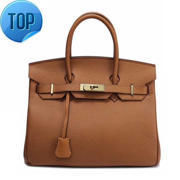 

7a totes birkin bag quality women handmade fashion purse cowhide leather pochette clutchdesigner togo luxury designer handbags imitation bra
