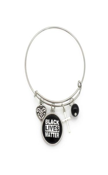 

infinity leather bracelets black lives matter jesus heart love letters charm fashion braid wrap bracelet bangles for men women jew7668085, Golden;silver
