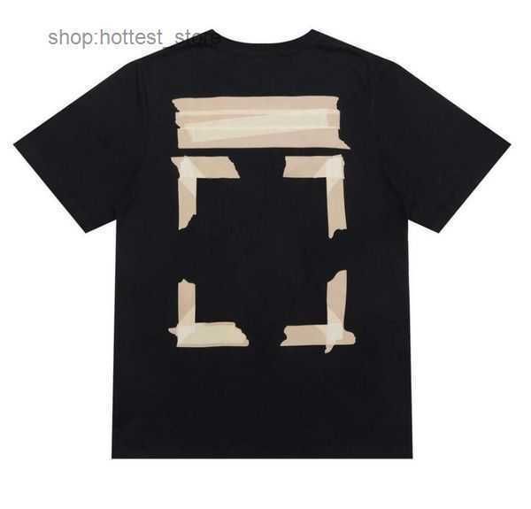 

2023summer designer fashion luxurys offes clothing mens and women loose tees man casual street graffiti shirt sweatshirtoff men's t-sh, White;black