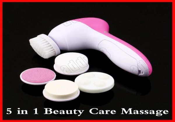 

cleansing tools 5 in 1 beauty care massage multifunction electric face facial cleansing brush spa mini skin care massage brush fac9240561