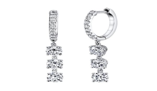 

finefey s925 sterling silver round cubic long style dangle hoop earrings2369410