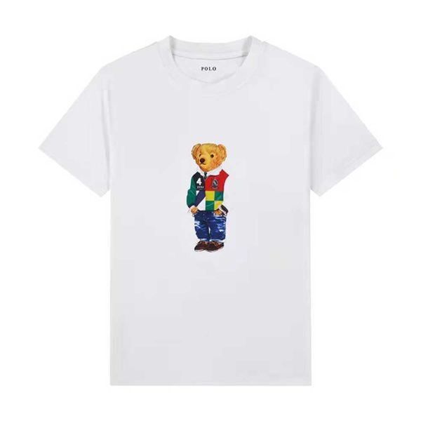 

new little bear tshirts designers fashion t shirts ralphs polos mens womens t-shirts tees man casual tshirt luxurys clothing sleeve laurens, White;black
