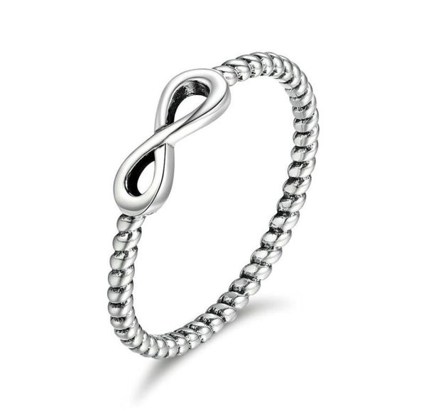 

100 925 sterling silver trendy infinity elegant finger rings for women wedding engagement jewelry gift scr0943223960