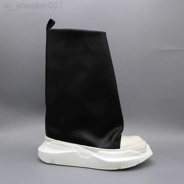 

boots rick designer boot ankle men owens shoe shoes fashion sneakers street dancing rock canvas lace up high women booties wkqf