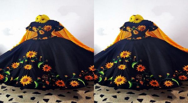 

2023 fashinable mexcian quinceanera dresses embroidered off shoulder bow charro sweet 15 dress party formal gowns theme vinatge5350711, Blue;red