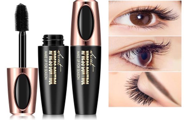 

macfee long curling mascara makeup eyelash black waterproof fiber mascara eye lashes makeup 4d silk fiber lash mascara shippi5775956