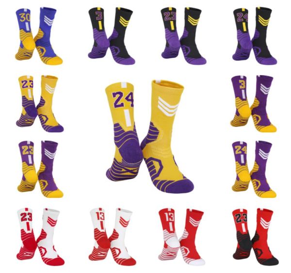 

204 usa professional elite basketball socks mens long knee athletic fashion walking running tennis compression thermal3046631, Black