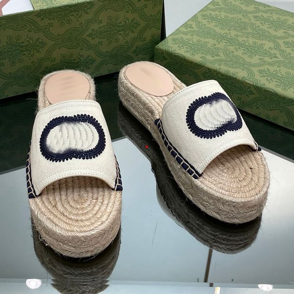 

2023 fashion designer fabric slides slippers multicolor embroidery mules women low heel flip flops casual sandals summer leather flat slide, Black