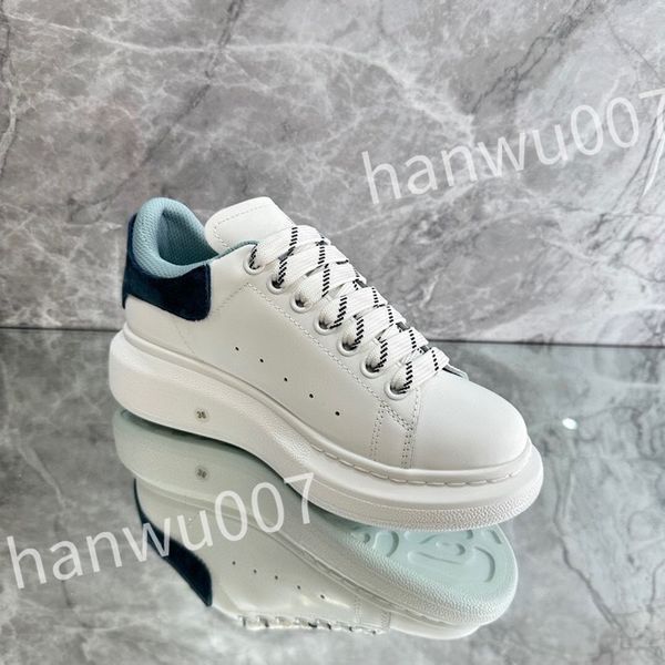 

2023 new luxury quality designer sneakers calfskin casual shoe fashion reflective shoes men women sneaker vintage trainers leather, Black