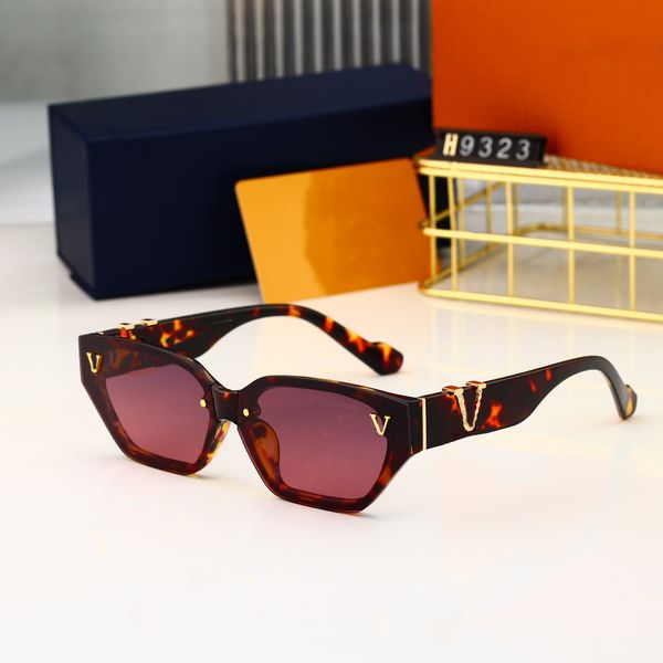 

luxury designer sunglasses men women sunglasses glasses brand luxury sunglasses fashion classic leopard uv400 goggle frame travel beach lett, White;black