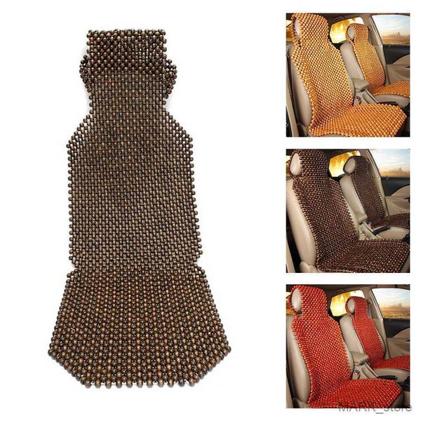 

seat cushions 130cm summer spring cool wooden beads seat cover massage car seat cushion auto interior decorative r230627