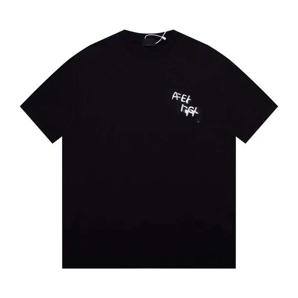 

2023 mens designer t-shirts white t shirt summer clothes casual fashion loose letter short t-shirt m-xxxl, White;black