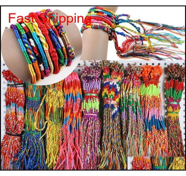 

charm girls luxury colorful purple infinity bracelet handmade jewelry braid cord strand braided friendship bracelets gh1 pmgk95932799, Golden;silver