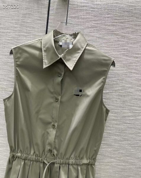 

summer new cotton explosion street waist fold sleeveless tank dress size s-l, Black;gray