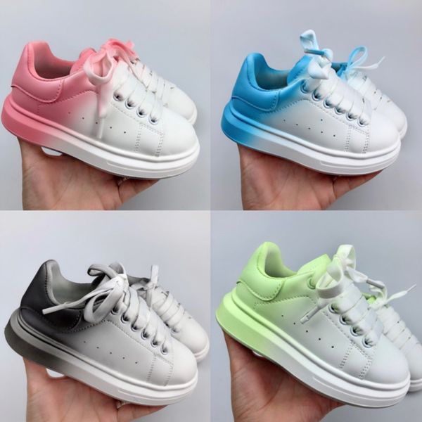 

kids designer shoes toddlers sneakers youth platform boys girls leather lace up children white black veet suede casual infants shoe