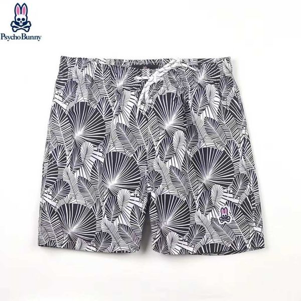 

psycho bunny designer shorts mens fashion beach pants skull rabbit luxury brand surfing sports quick dried european style rhude size s-xl lu, White;black