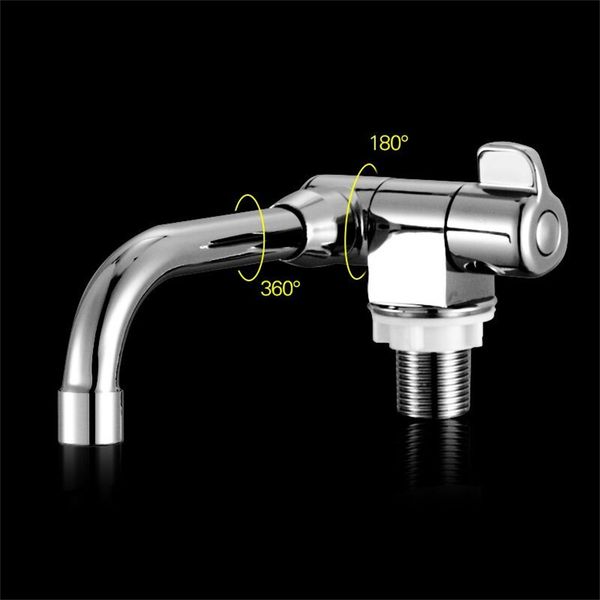 

brass cold water folding water faucet tap 130*96mm marine boat rv caravan 007