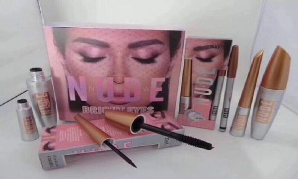 

beauty makeup eye kit 3in1 nude mascara eyeliner 3pcsset eye cosmetics dhl 5043394