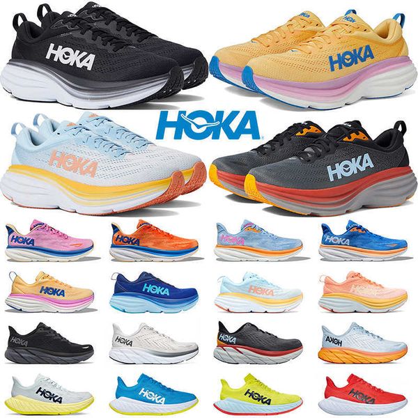 

hoka shoes clifton 9 for men women triple black white cyclamen shifting sand black white bondi 8 coastal sky castlerock mens trainer