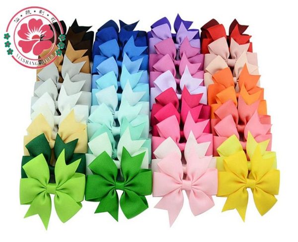

hair bows hair pin for kids girls children hair accessories baby hairbows girl with clips flower clip6351700, Golden;silver