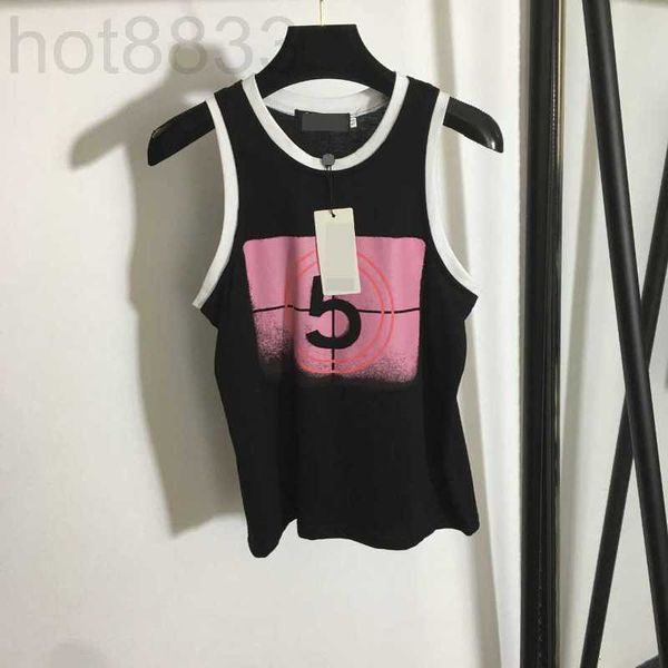 

women's sweaters designer spring brand same style sweater sleeveless crew neck fashion black pink green pullover clothes womens 7ksg, White;black