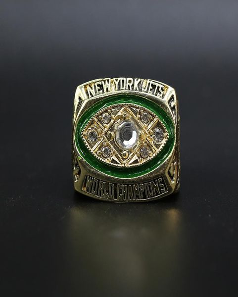

good quality fashion jewelry jets championship ring for men fans cluster ring 345004349, Golden;silver