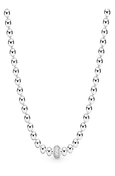 

original 925 sterling silver pandora winter beads necklace women jewelry gift whole6587302