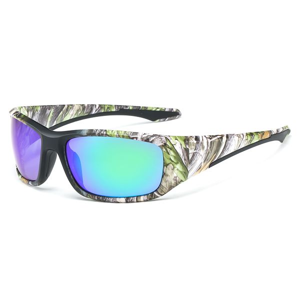 

fashion camouflage rider sunglasses anti-skidding goggles frame multi colors lenses, White;black
