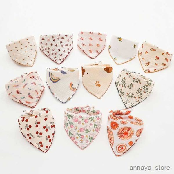 

bibs cloths styles baby bibs cotton newborn printing scarf feeding saliva towel cloth boy girl shower gift r230628