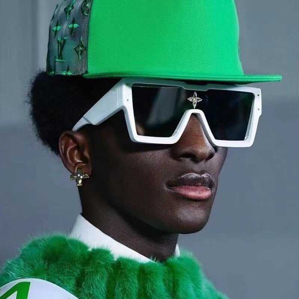 

wholesale of new sunglasses women big square men live sunglasses glasses straight, White;black