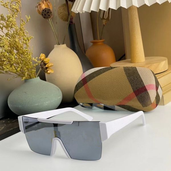 

fashion design sunglasses 4291 square frameless connection lens retro eyewear trendy and versatile style uv 400 protective glasses equipped, White;black