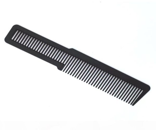 

black antistatic comb hair styling tool durable hairdressing plastic hair cutting comb salon hair trimming comb9684597, Silver