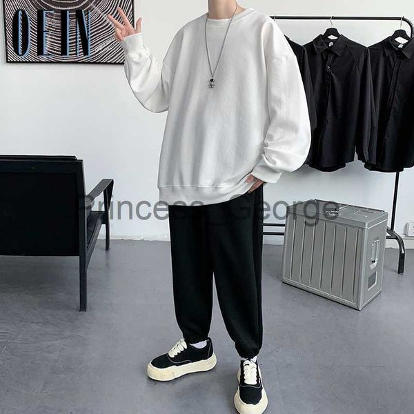 

men's tracksuits spring tracksuit men 2 piece casual sets hip hop clothes for men outfits streetwear sweatshirt pants set mens fashion, Gray