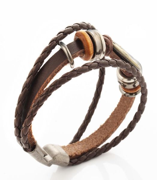 

wholeconstellations braceletfashion jewelry cow leather bracelet men women casual personality zodiac signs punk bracelet sli03959724, Golden;silver