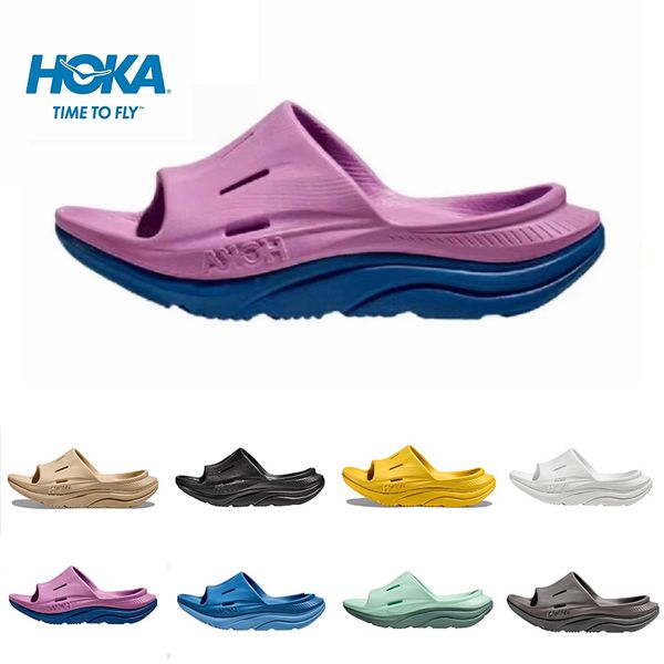 

2023 hoka one one orda recovery slide 3 designer sandals slippers for women men slides yellow white black womens summer outdoor shoe scuffs