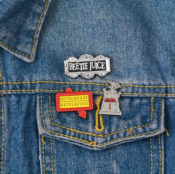 

horror beetlejuice gravestone torture couture gothic goth lolita halloween creepy spooky dantes inferno enamel lapel pins9418887, Gray