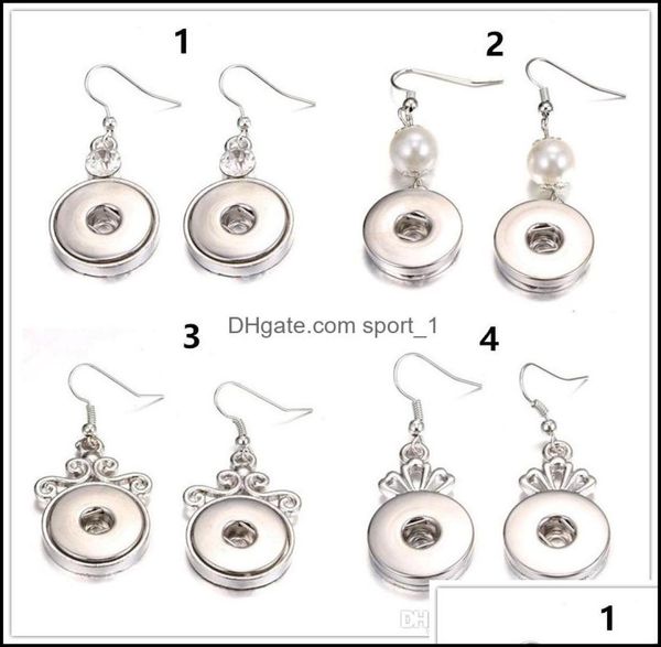 

charm earrings jewelry fashion 10 pairslot diy 12mm snap buttons earring women and men fit ginger noosa chunk oval pendant neckla9201882, Golden