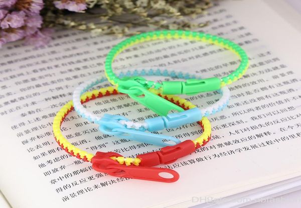 

whole brand new fashion ol candy color bracelet personality zipper bracelet creative designer bracelets for 1638510, Golden;silver