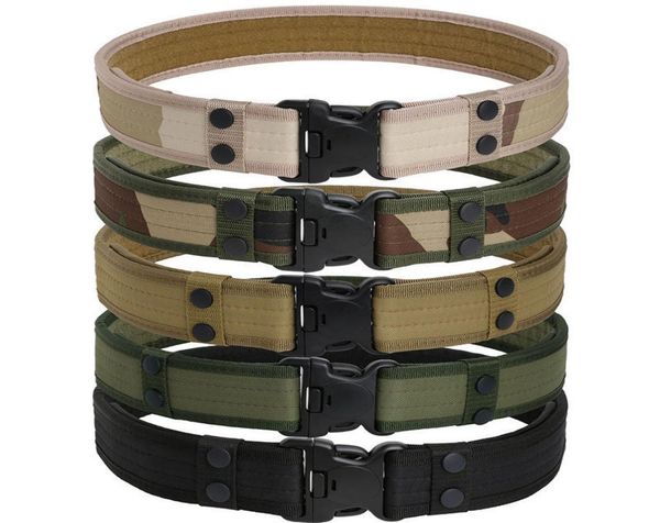 

outdoor tactical belt lined eva sponge oxford cloth men039s canvas belts for army fan length length 125cm width 5cm4053569, Black;green