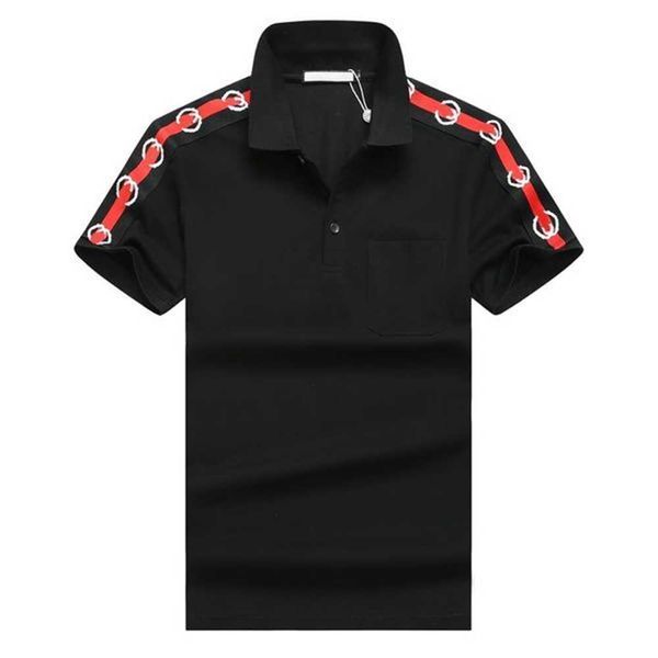 

designer tshirt mens basic business polos t shirt fashion france brand men s t-shirts embroidered armbands letter badges polo shirt shorts o, White;black
