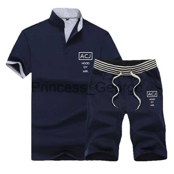 

men's tracksuits tracksuit man sets pants summer new men's cropped t shirt shorts casual suits mens clothing brand 4xl sweat suits, Gray