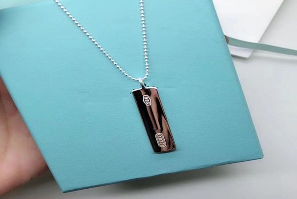 

brand groove 1837 pendant s925 silver sling pendant necklace luxury logo woman man punk party necklac factory wholesale with round beads6567