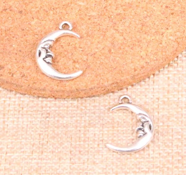 

66pcs charms moon face 2115mm antique making pendant fitvintage tibetan silverdiy handmade jewelry7894838, Bronze;silver
