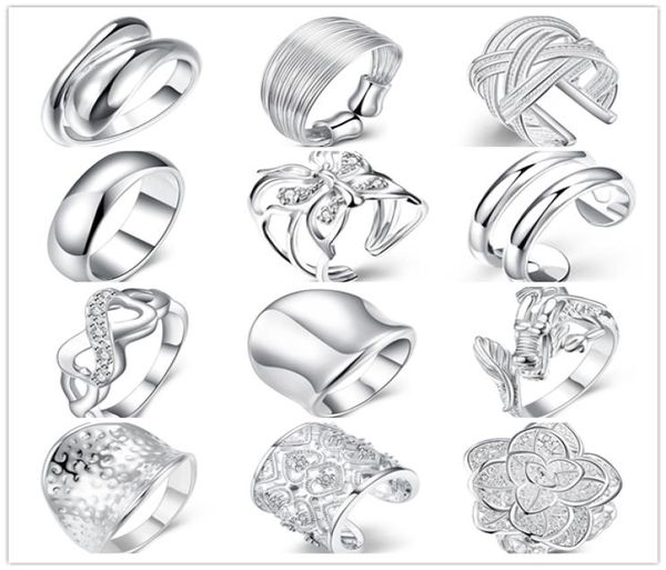 

mixed style 925 sterling silver finger ring fashion jewelry beautiful cute street style 450491
