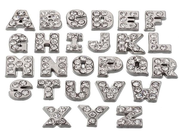 

tsunshine components czech crystal floating charms alphabet az letters lot for glass living memory locket silver color findings d2162247, Blue;slivery