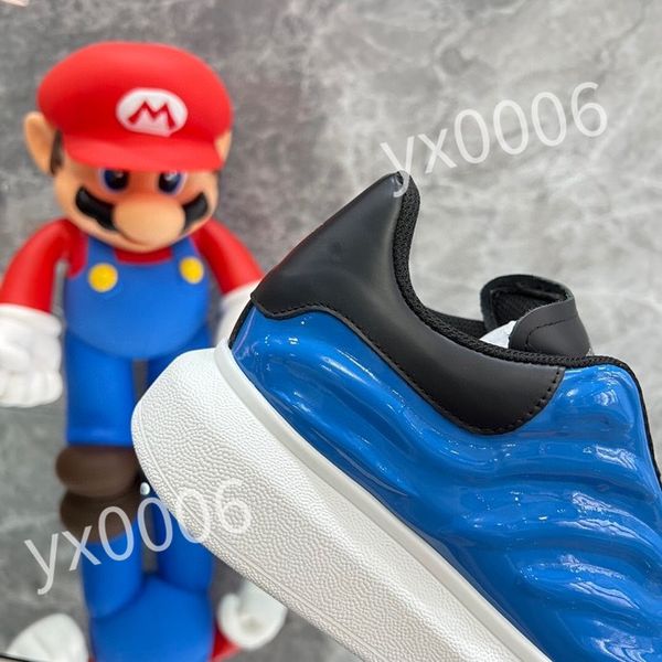 

luxury fashion sneakers platform sole shoes women men casual shoe brand iconic designer classic white style, Black