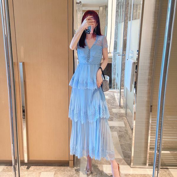 

new s-elf portrait cream chiffon lace tied mini, Black;gray